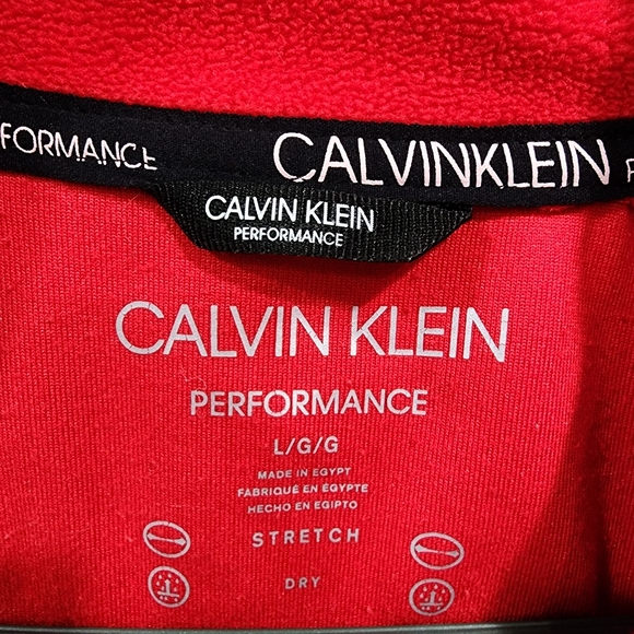 Calvin Klein Large quarter zip performance sweater. - Picture 3 of 12